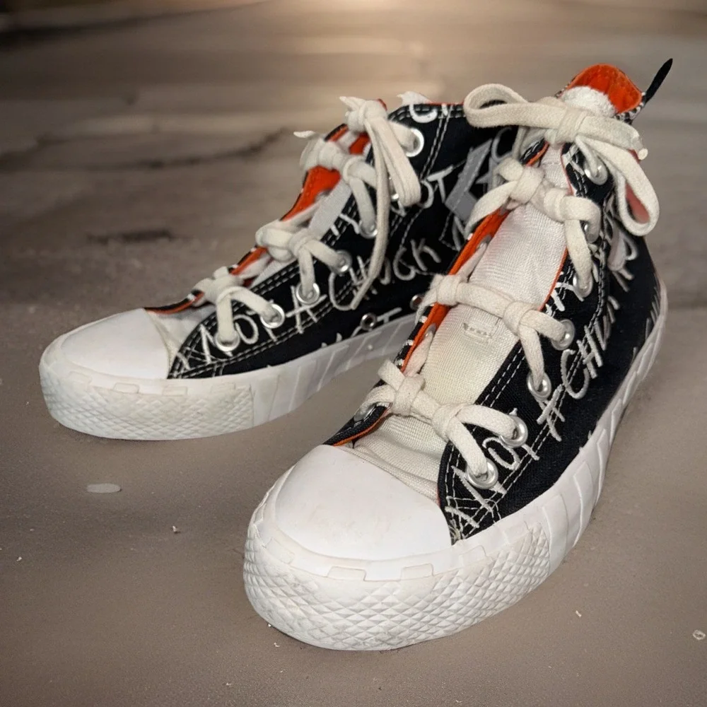Converse Chuck Taylor All‎ Star High Top Graffiti Not A Chuck Shoes Youth 4